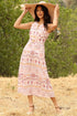Harley Embroidered Maxi Dress - Terracotta